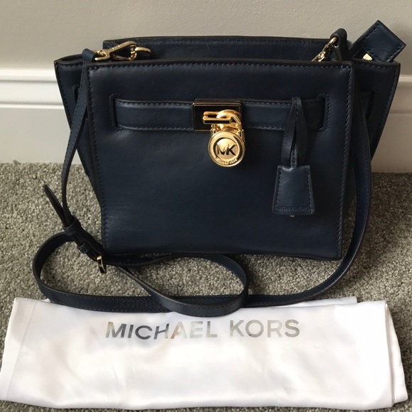Michael Kors Navy Crossbody - Picture 1 of 8